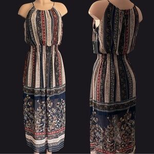 Enfocus Studio Women's Multicolor Maxi Dress NWT